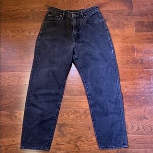 Big John x Adam et Ropé Jean Made in Japan 26 Tapered High Rise Black Wash Denim